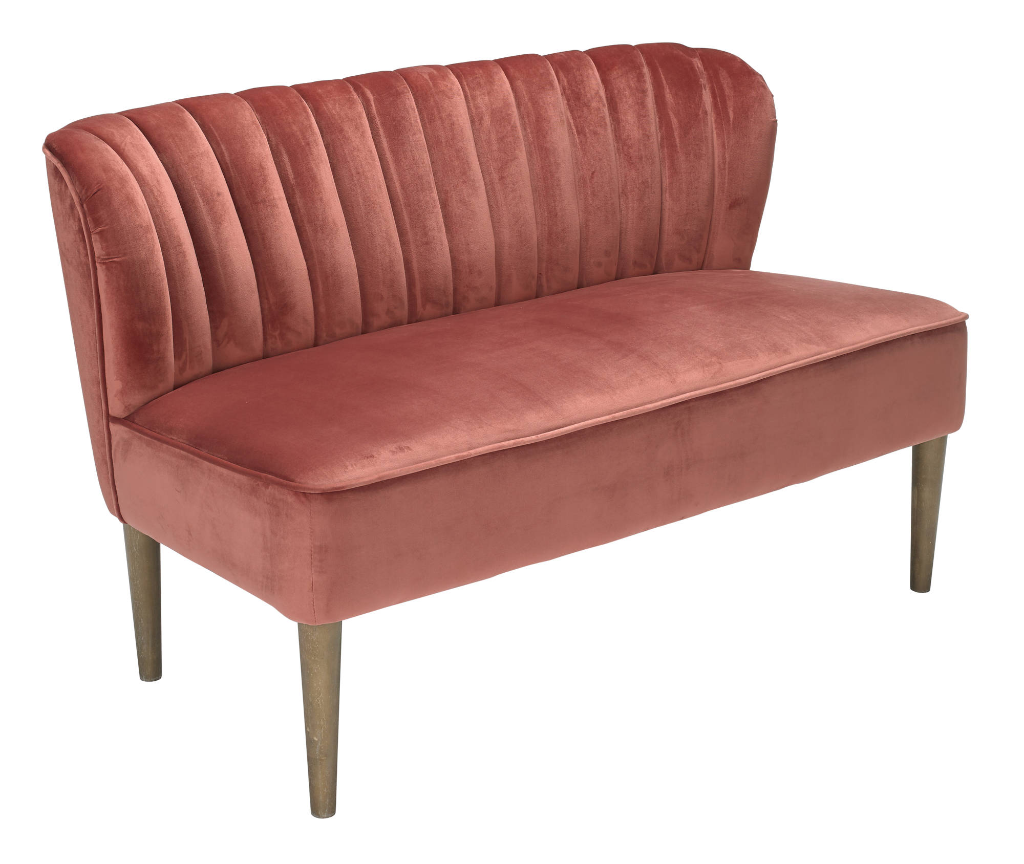 Belita Sofa in Vintage Pink - Ezzo