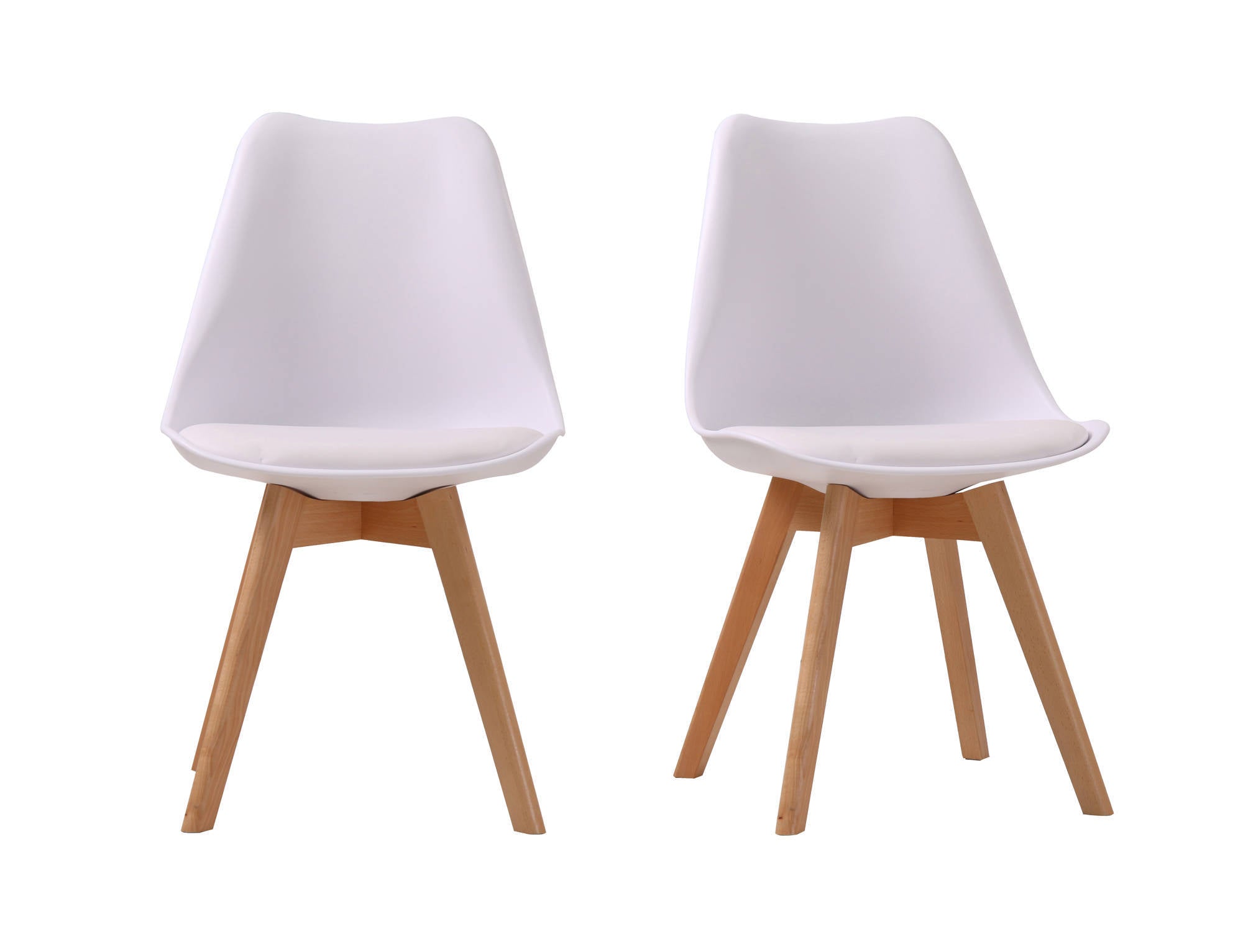 Cesaire Dining Chair in White - Ezzo