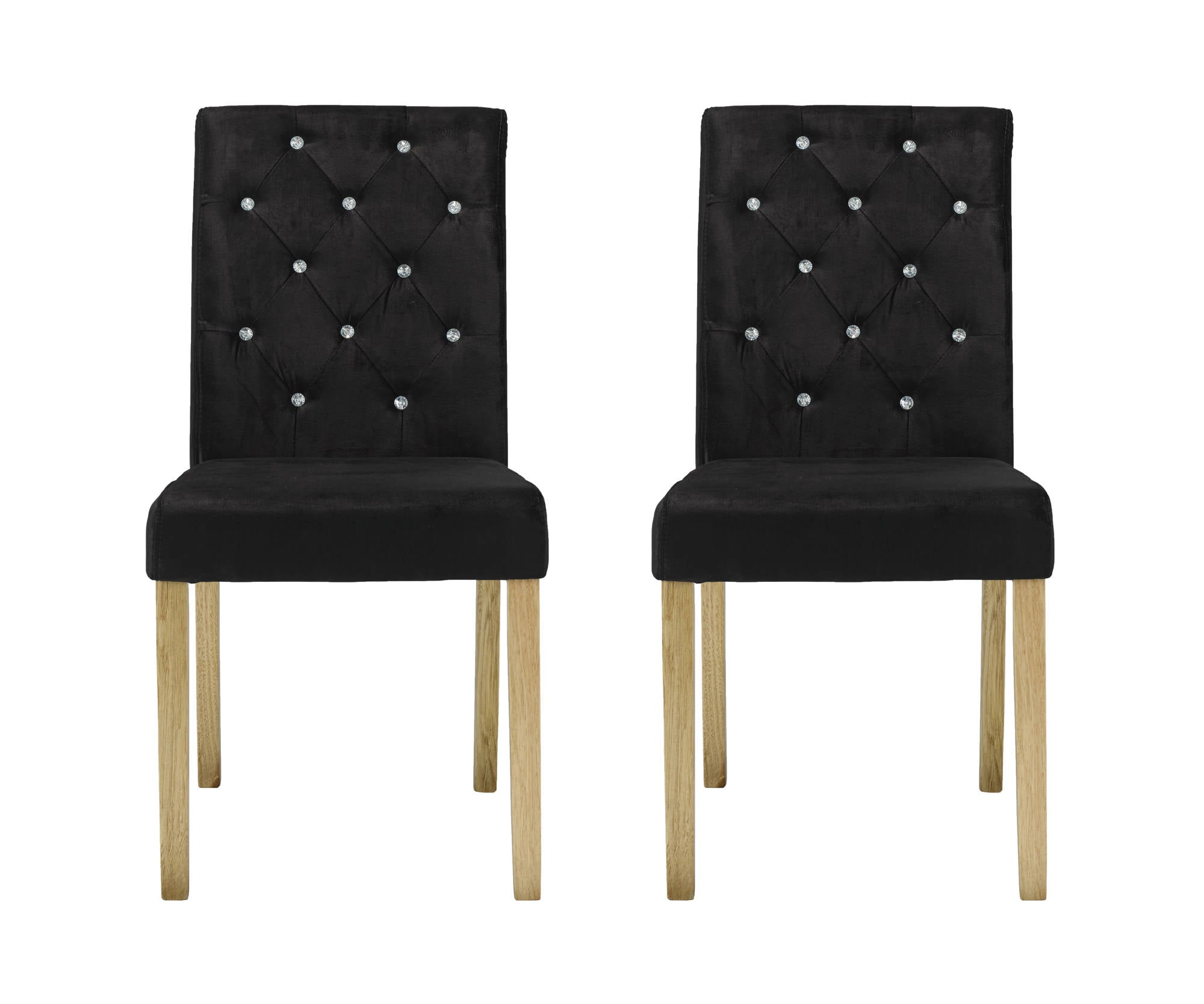Chaillot Dining Chairs in Black - Ezzo