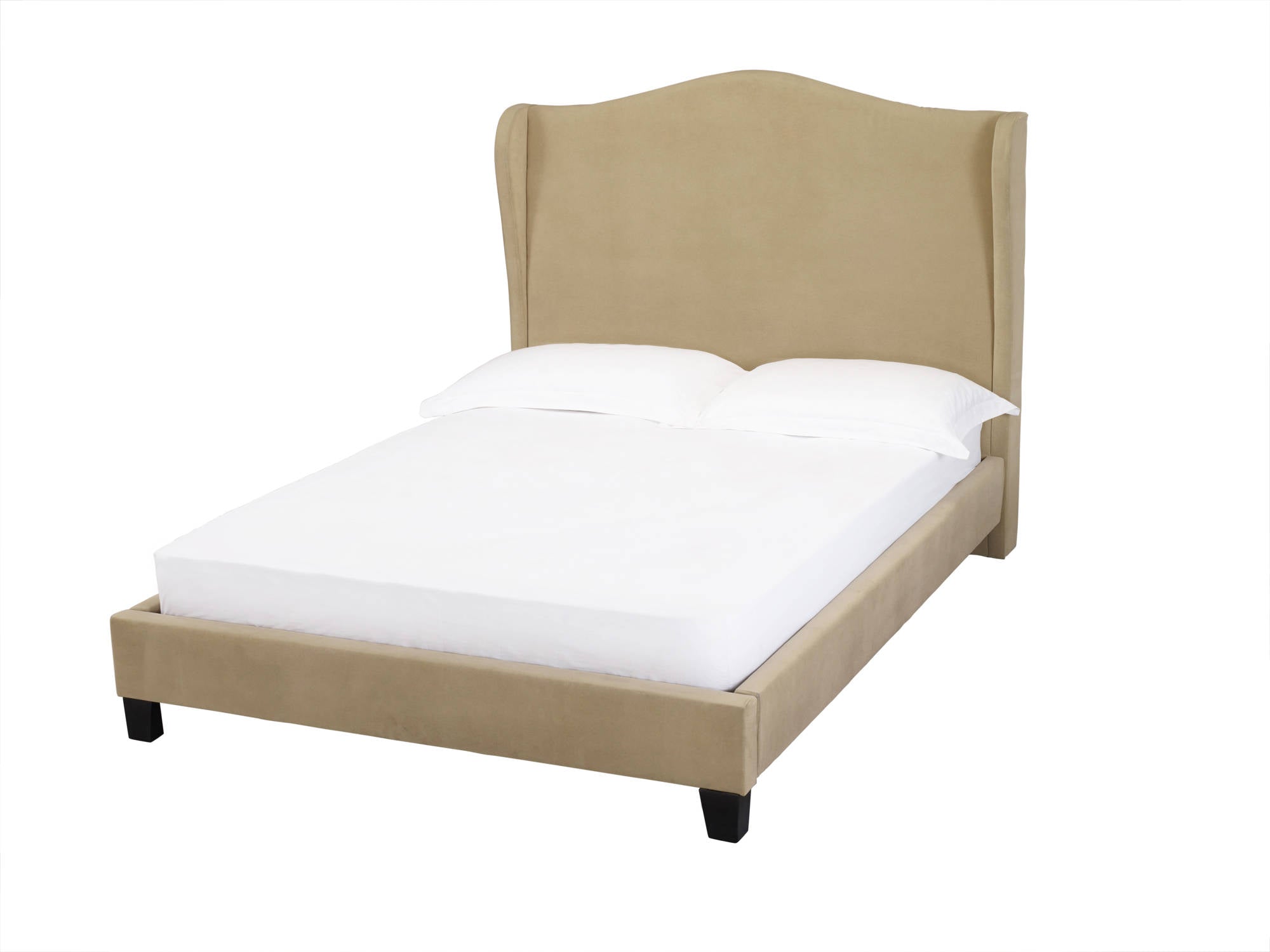 Cheverny King Size Bed in Beige - Ezzo