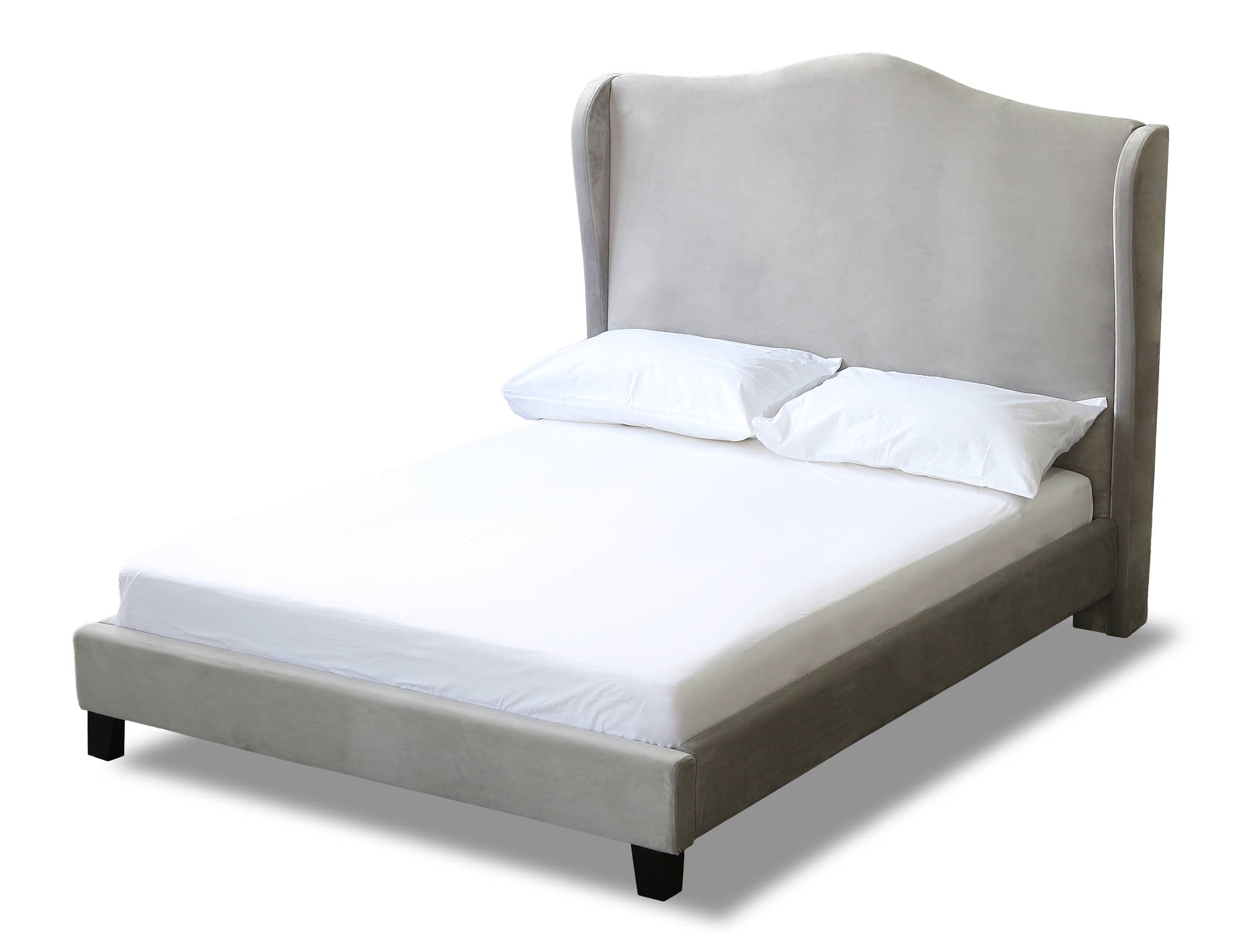 Cheverny Double Bed in Silver - Ezzo