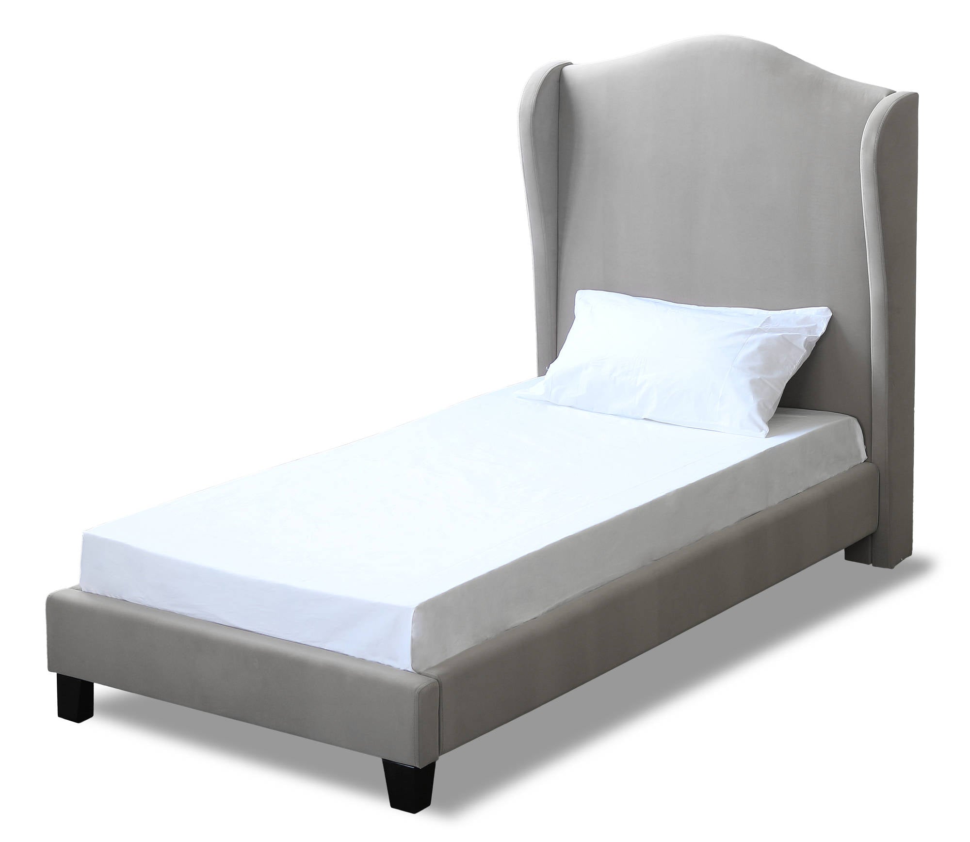 Cheverny Single Bed in Silver - Ezzo