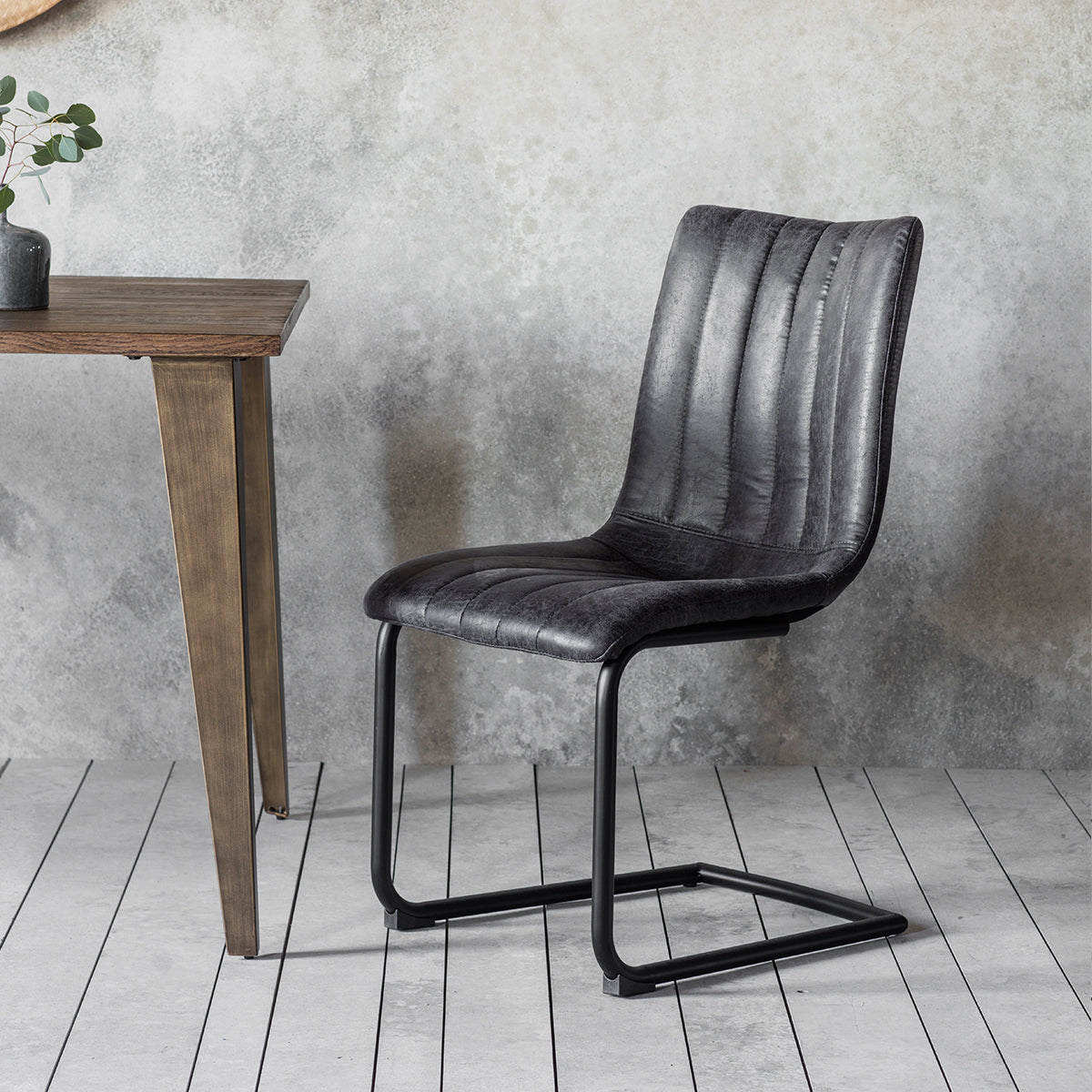 Scala Grey Chair Pair - Ezzo