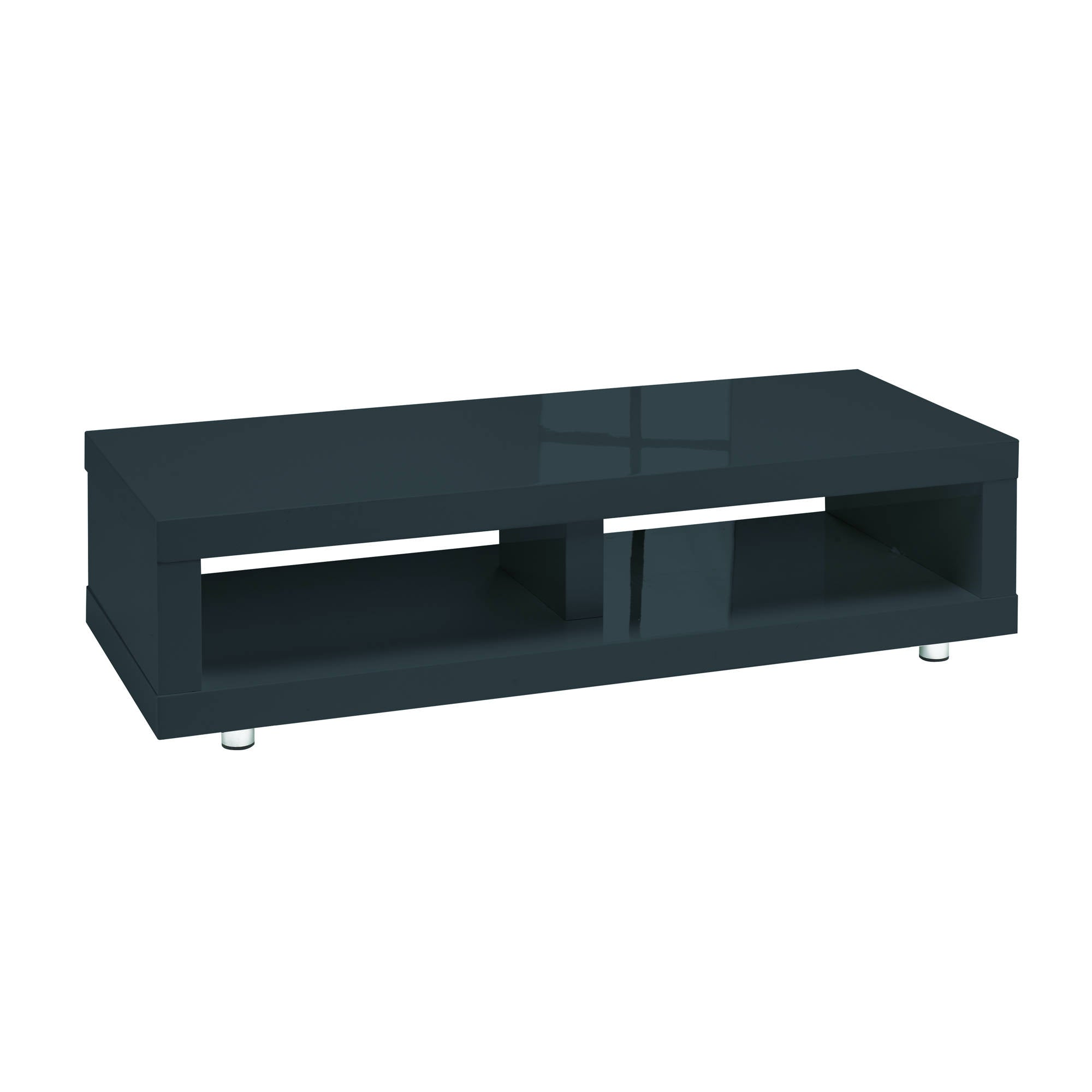 Sterling TV Media Stand in Charcoal - Ezzo