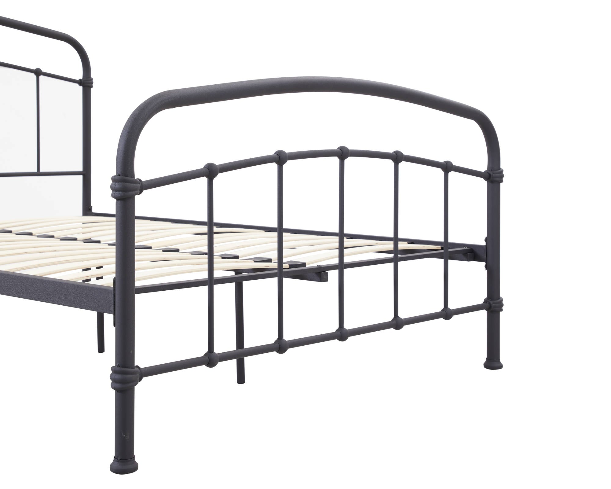 Stretton Double Bed in Black - Ezzo