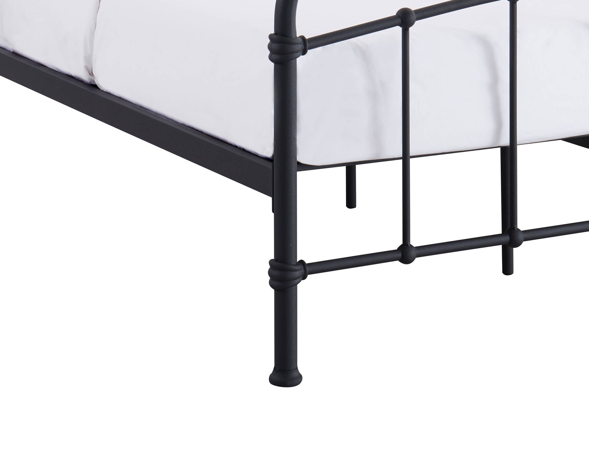 Stretton King Size Bed in Black - Ezzo