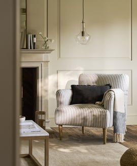 Aldwyn Armchair Carbon Stripe