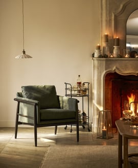 Kennington Armchair Olive Green
