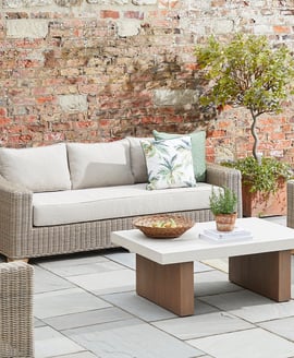 Capri Collection Outdoor Three Seater Sofa