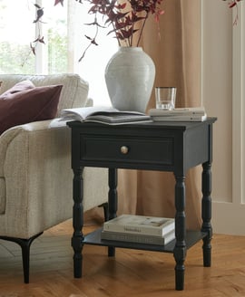 Contour Collection 1 Drawer Side Table