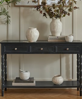 Contour Collection 3 Drawer Console