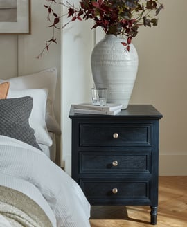 Contour Collection 3 Drawer Side Table