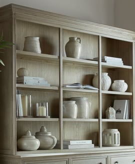 Delphine Collection 3 Shelf Large Dresser Top
