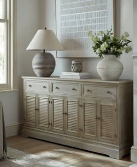 Delphine Collection 6 Door 3 Drawer Large Dresser Base