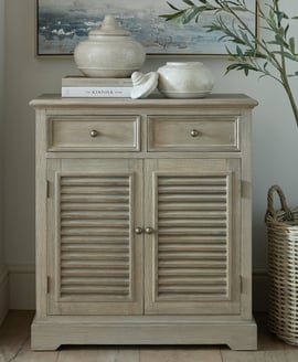 Delphine Collection 2 Drawer 2 Door Chest