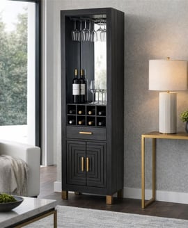 Lennox Black Drinks Unit