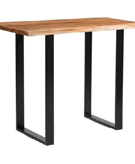 Live Edge Collection Light Acacia Bar Table