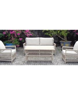 Provence Collection Outdoor 4 Seater Lounge Set