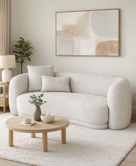 Sorelle Two Seater Sofa With Cushions
