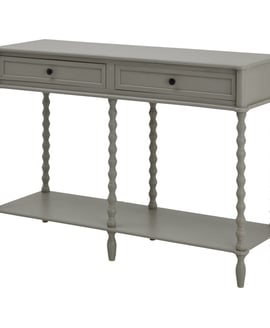 The Camden Collection Large Two Drawer Console Table