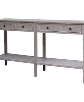 The Serene Collection Four Drawer Console Table