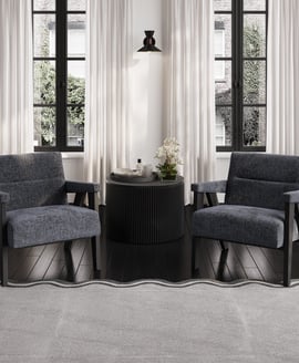 Abel Coal Black Chair