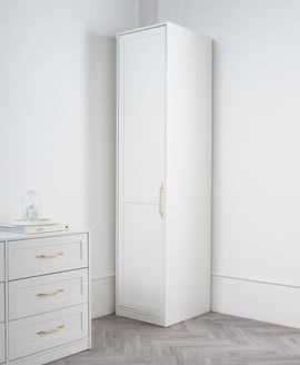 Austen White 1 Door Wardrobe
