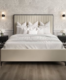 Berkeley Cream Black Double Bed