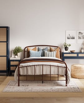 Bordeaux Blue Bedside
