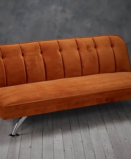 Brighton Sofa Bed Orange