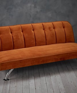 Brighton Sofa Bed Orange