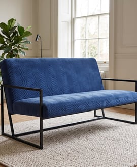 Chance Oxford Blue Sofa