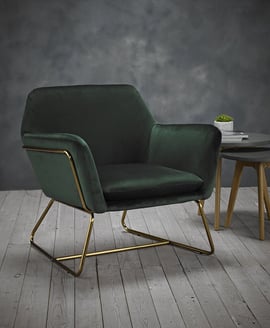 Charles Armchair Racing Green