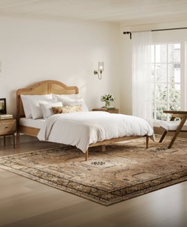 Claude Smoked Double Bed