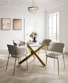 Dorchester Wheat Gold Dining Chair