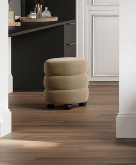 Emi Mole Black Pouffe