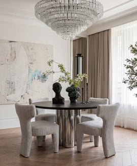 Fallon Beige Marl Chair