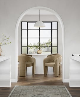 Fuji Stone White Dining Table