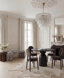 Gaia Black Dining Table