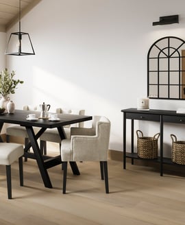 Jackson Matte Black Console Table