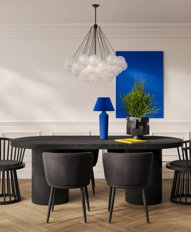 Lina Black Black Dining Chair