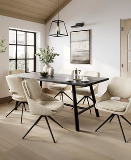 Louie Black Black Dining Table