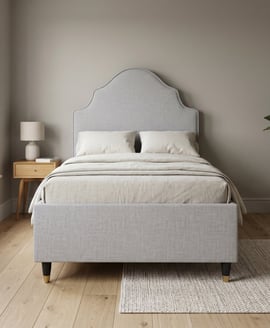 Monterey Light Grey Single Bed