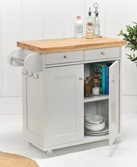 Portland Kitchen Island White