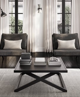 Sage Black Coffee Table Small