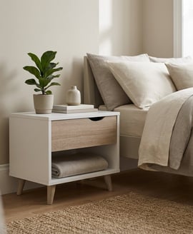 Stockholm 1 Dr Bedside Cabinet
