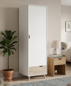 Stockholm 1 Door Wardrobe