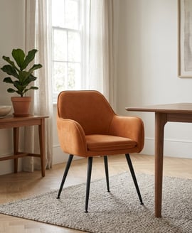 Tara Burnt Rust Dining Chair