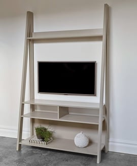 Tiva Ladder Ent Tv Unit Grey 1 Pack