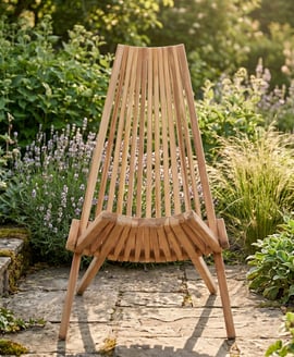 Manado Wooden Lounge Chair